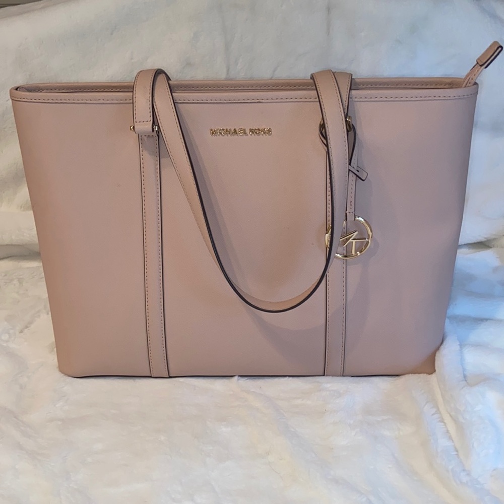 Michael Kors jet set travel LG shoulder tote bag